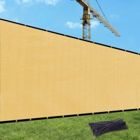5'X50' Sand HDPE Fence (Option: defaulttitle)